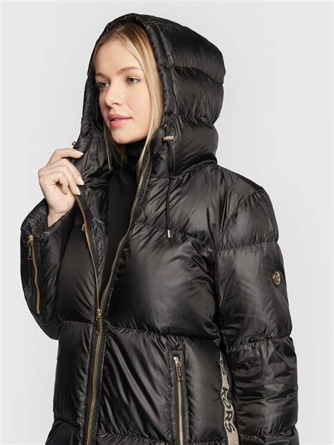 michael kors daunenjacke schwarz gold|Michael Kors ladies jackets.